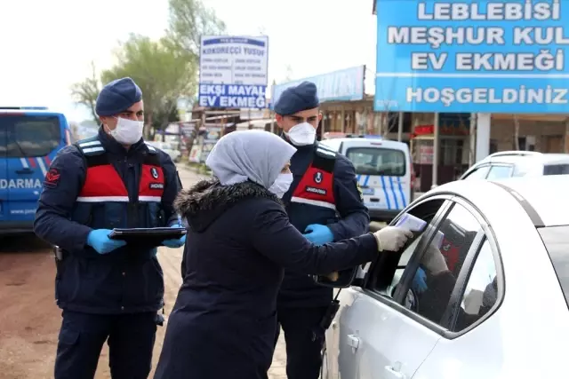 Kula girişinde ateş ölçerli korona tedbirleri