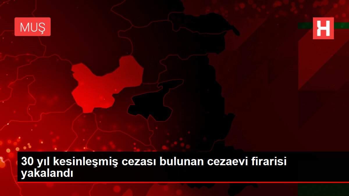 30 yıl kesinleşmiş cezası bulunan cezaevi firarisi yakalandı