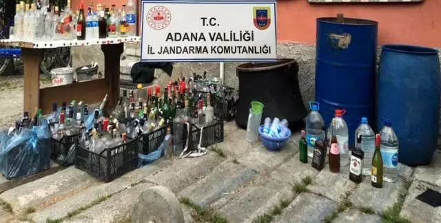Adana'da kaçak içki operasyonu