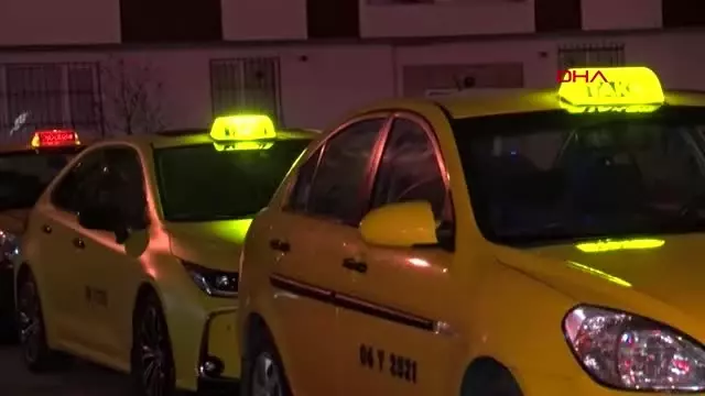 Ankara'da taksilere yönelik kısıtlama uygulaması başladı Ankara'da taksilere yönelik kısıtlama uygulaması başladı