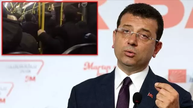 İmamoğlu, İETT otobüsündeki görüntülere öfke kustu: İzlerken kanım dondu, lanet olsun böyle siyasete İmamoğlu, İETT otobüsündeki görüntülere öfke kustu: İzlerken kanım dondu, lanet olsun böyle siyasete