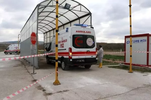 Kırıkkale'de araçlar için 'dezenfeksiyon tüneli'