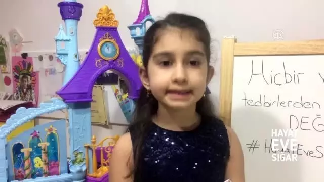 Minikler çektikleri videoyla koronavirüsü ve korunma yollarını anlattı Minikler çektikleri videoyla koronavirüsü ve korunma yollarını anlattı