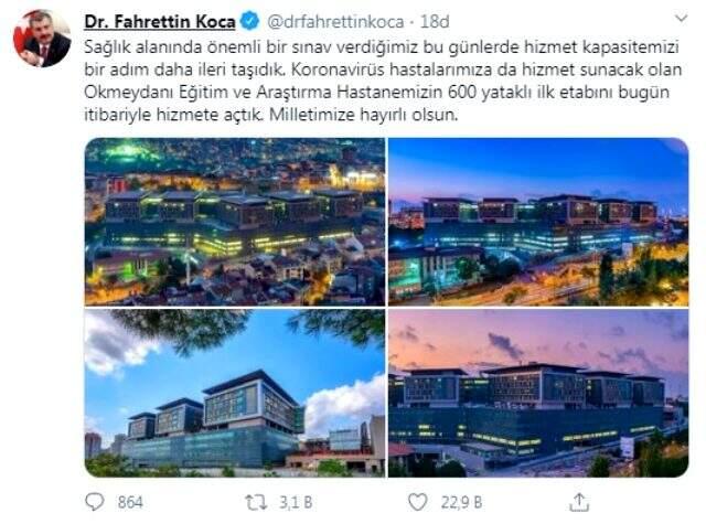 Yenilenen Okmeydanı Hastanesi, koronavirüs hastalarına da hizmet verecek Yenilenen Okmeydanı Hastanesi, koronavirüs hastalarına da hizmet verecek