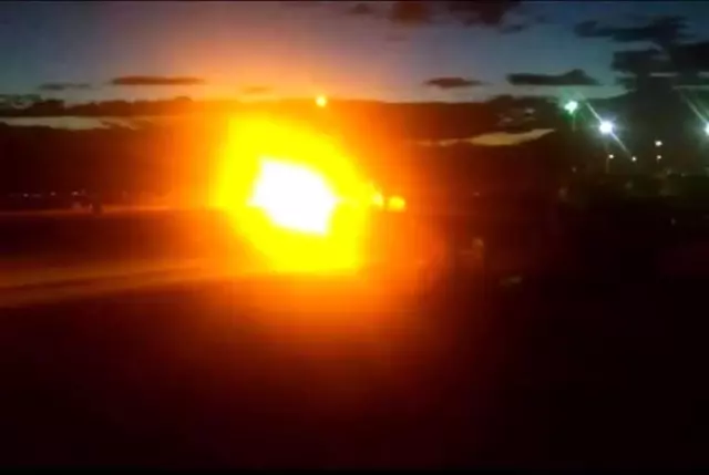 Ağrı'da doğalgaz boru hattı patladı Ağrı'da doğalgaz boru hattı patladı