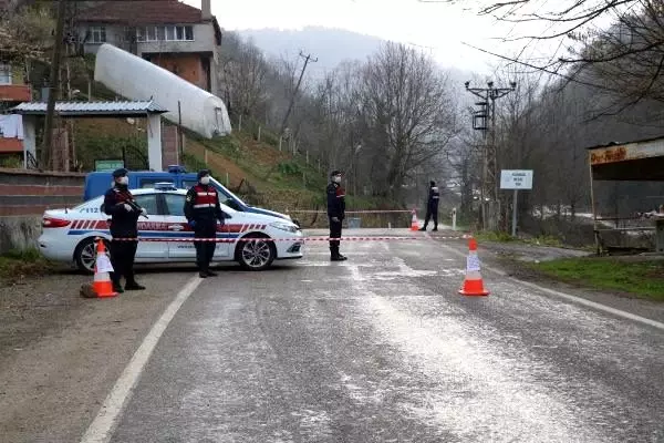 Bartın'ın Hasankadı beldesinde karantina devam ediyor Bartın'ın Hasankadı beldesinde karantina devam ediyor