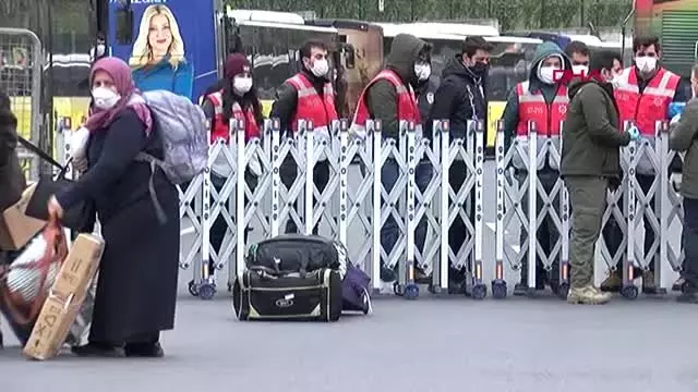 BAŞAKŞEHİR’DEKİ KARANTİNA YURDUNDAN ÇIKIŞLAR BAŞLADI