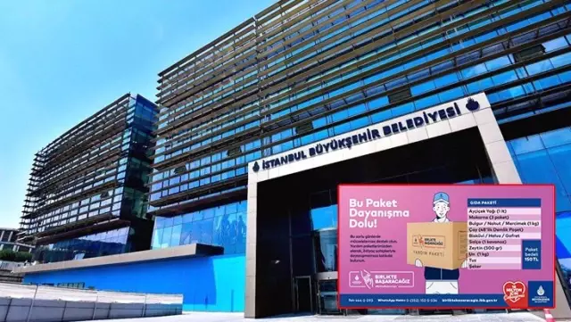 İBB'nin 150 TL'lik gıda yardım kolisinin fiyatı büyük tepki çekti İBB'nin 150 TL'lik gıda yardım kolisinin fiyatı büyük tepki çekti