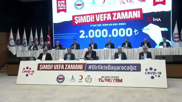Memur-Sen'den milli dayanışma kampanyasına ve yardım kuruluşlarına toplam 2 milyon liralık destek Memur-Sen'den milli dayanışma kampanyasına ve yardım kuruluşlarına toplam 2 milyon liralık destek