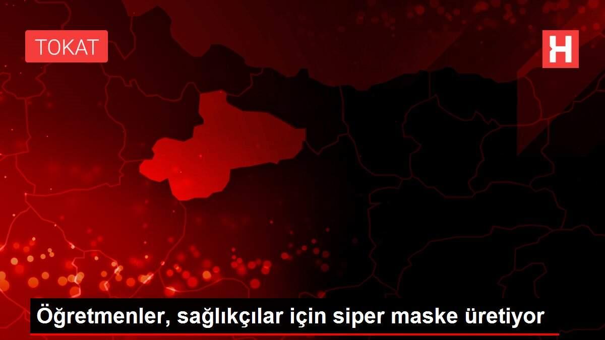 Öğretmenler, sağlıkçılar için siper maske üretiyor