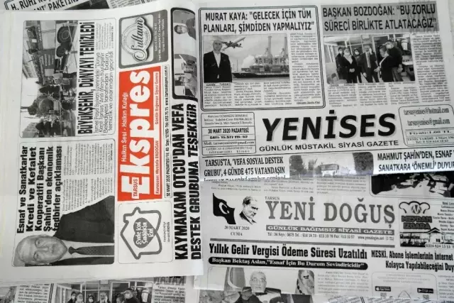 Tarsus'ta yerel gazetelerden küçülme kararı