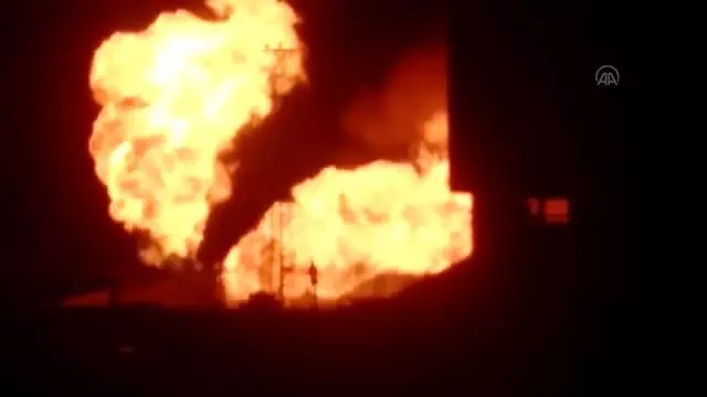 Türkiye-İran doğal gaz boru hattında patlama (2) Türkiye-İran doğal gaz boru hattında patlama (2)