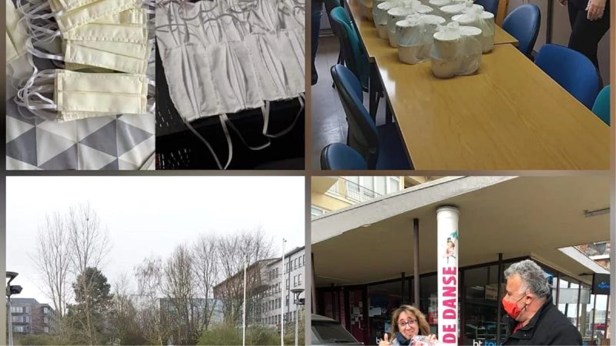 UID Belçika Başkanı Hamarat: Hastane ve evlere maske ve pizza yardımı yapıyoruz