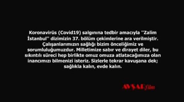 Zalim İstanbul yeni bölüm yayınlandı mı? Zalim İstanbul 37. bölüm yayınlandı mı? Zalim İstanbul neden yok? Zalim İstanbul yeni bölüm ne zaman?