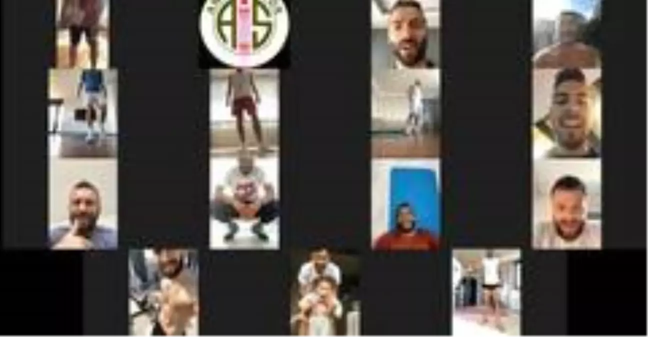 Antalyaspor'da çalışmalar telekonferansla sürüyor