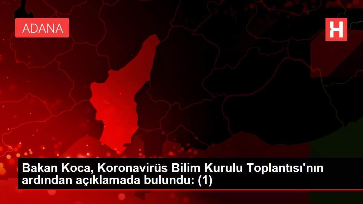 Bakan Koca, Koronavirüs Bilim Kurulu Toplantısı'nın ardından açıklamada bulundu: (1) Bakan Koca, Koronavirüs Bilim Kurulu Toplantısı'nın ardından açıklamada bulundu: (1)