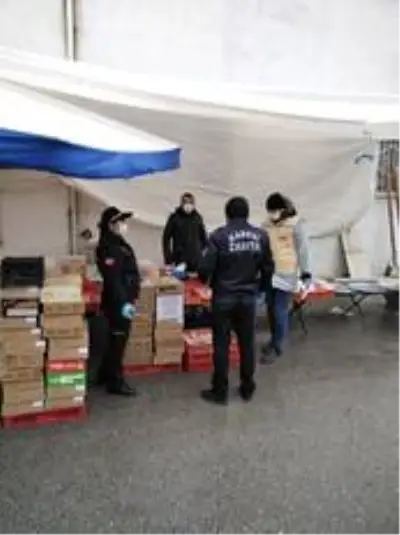 Cuma Pazarı'na Korona virüs önlemi Cuma Pazarı'na Korona virüs önlemi