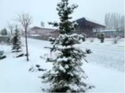 Erzurum halkı bembeyaz bir sabaha uyandı.