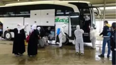 Sındırgılı umreciler döndü Sındırgılı umreciler döndü