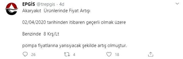 Son Dakika: Dün indirim yapılan benzine bugün de zam geldi
