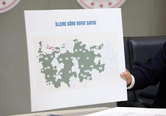 Son Dakika: Sağlık Bakanı Koca, Türkiye'deki koronavirüs vaka sayıları gösteren haritayı paylaştı Son Dakika: Sağlık Bakanı Koca, Türkiye'deki koronavirüs vaka sayıları gösteren haritayı paylaştı