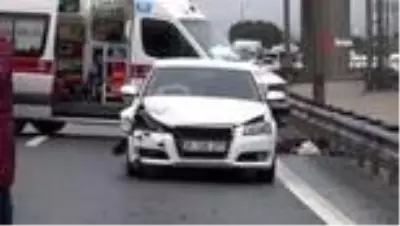 TEM’de otomobilin altında kalan kadın feci şekilde can verdi
