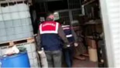 2 ton 874 kilogram sahte dezenfektan ele geçirildi