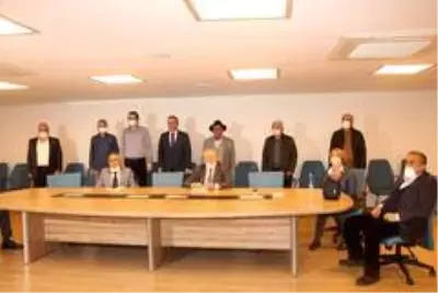 Antalya'da sosyal mesafeli maskeli ihale imza töreni Antalya'da sosyal mesafeli maskeli ihale imza töreni