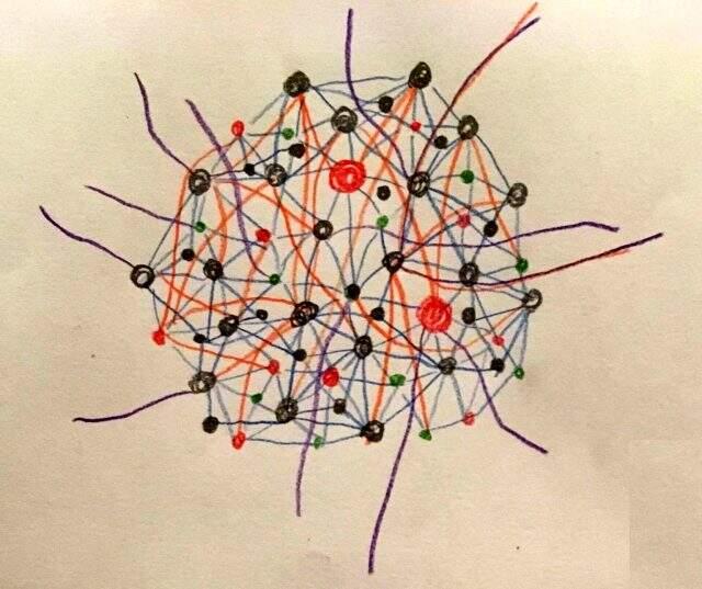 Bilim Akademisi üyesi Prof. Ali Alpar koronavirüs koronavirüsün bulaşma ağını çizerek anlattı