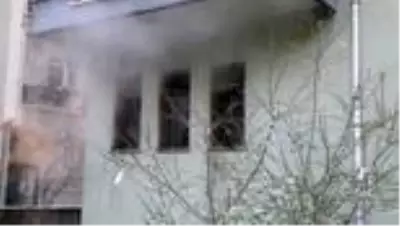 Çubuk'ta ev yangını