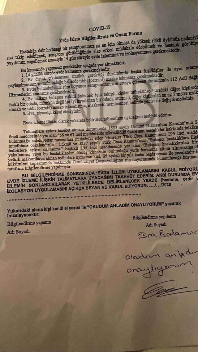 Esra Balamir'den korkutan koronavirüs sözleri: Test yaptırdım, sanırım sonucum pozitif Esra Balamir'den korkutan koronavirüs sözleri: Test yaptırdım, sanırım sonucum pozitif