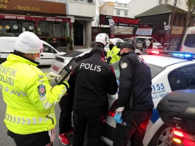 İstanabul Esenyurt'ta tıklım tıklım dolu olan minibüslere ceza kesildi