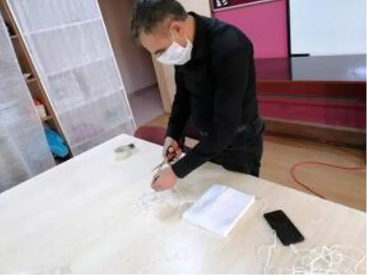 Kavak HEM'de maske üretimi başladı