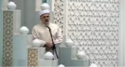 Ahmet Hamdi Akseki Camii'nde temsilen cuma namazı kılındı Ahmet Hamdi Akseki Camii'nde temsilen cuma namazı kılındı