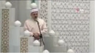 Ahmet Hamdi Akseki Camii'nde temsilen cuma namazı kılındı Ahmet Hamdi Akseki Camii'nde temsilen cuma namazı kılındı