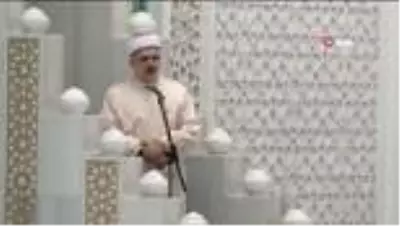 Ahmet Hamdi Akseki Camii'nde temsilen cuma namazı kılındı Ahmet Hamdi Akseki Camii'nde temsilen cuma namazı kılındı