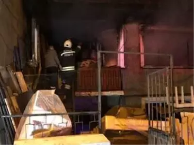Edirne'de ev yangını Edirne'de ev yangını