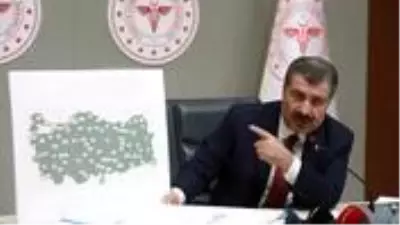 Sağlık Bakanlığı, illere göre vefat sayılarının yer aldığı haritayı paylaştı