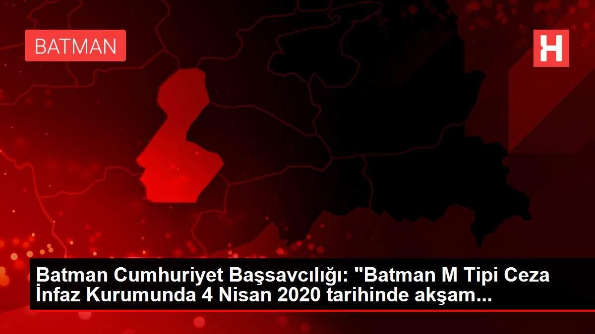 Batman Cumhuriyet Başsavcılığı: