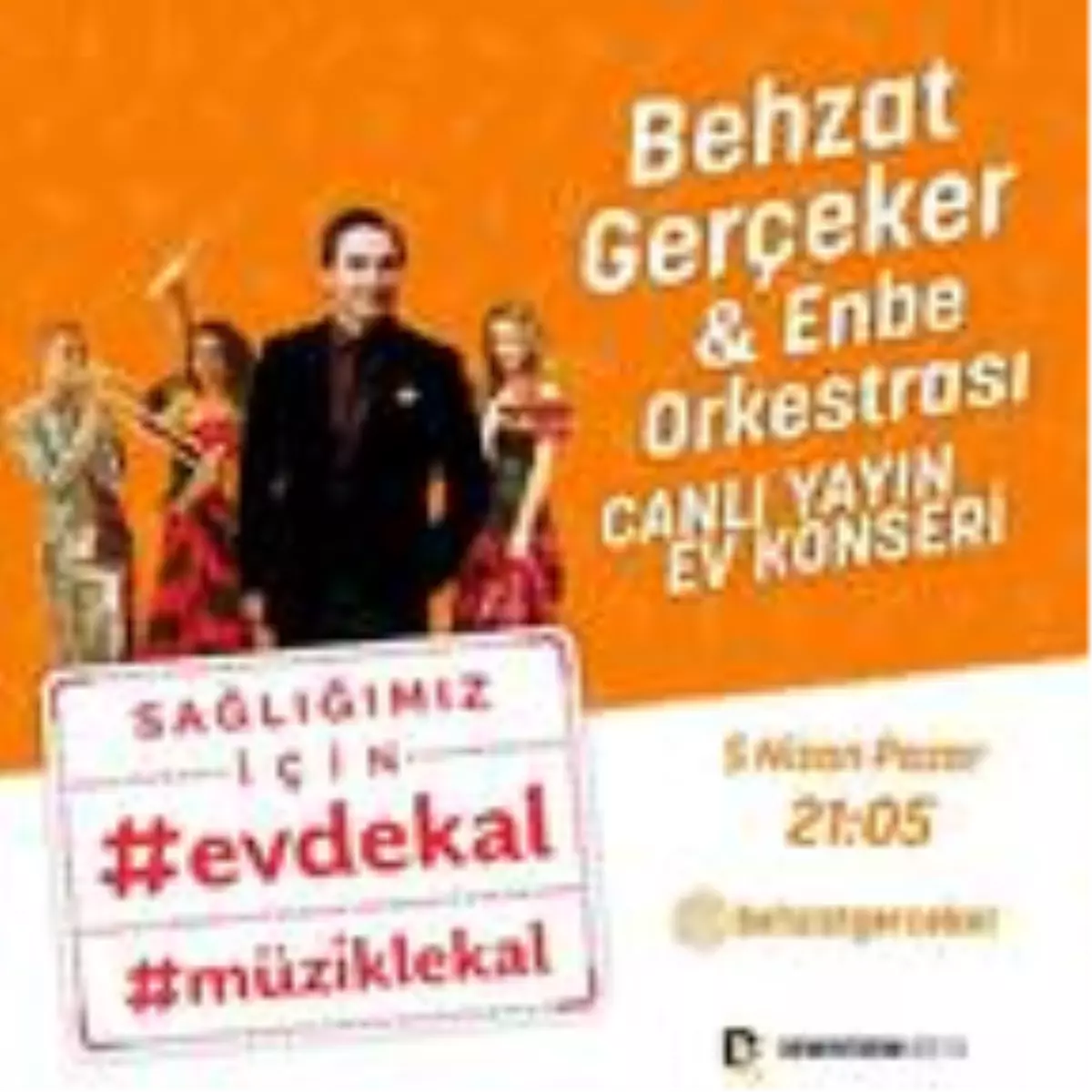 Behzat Gerçeker ve ENBE Orkestrası canlı konserle evlere konuk oluyor