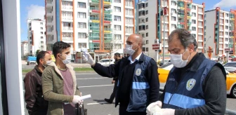 Diyarbakır'da pazar girişlerinde Korona virüs önlemi