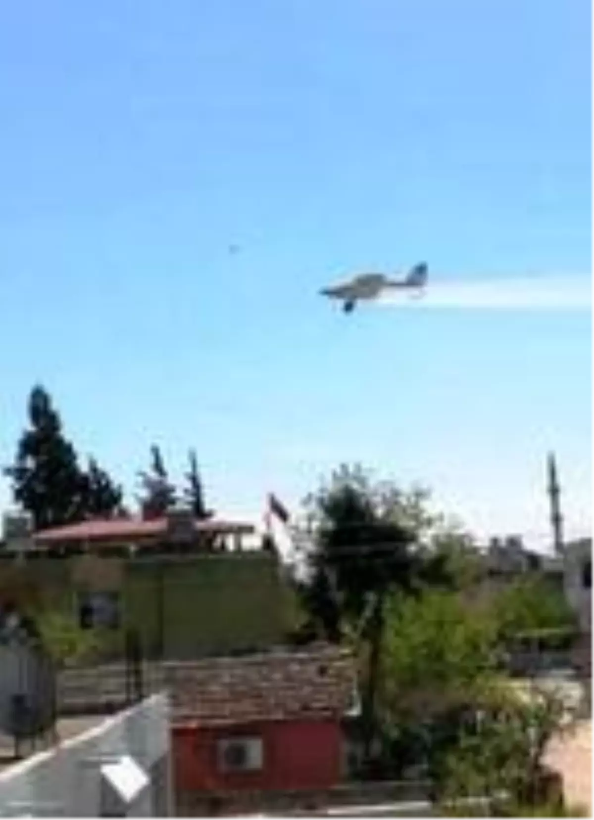 Kumlu'da havadan dezenfeksiyon çalışması (2)- Yeniden