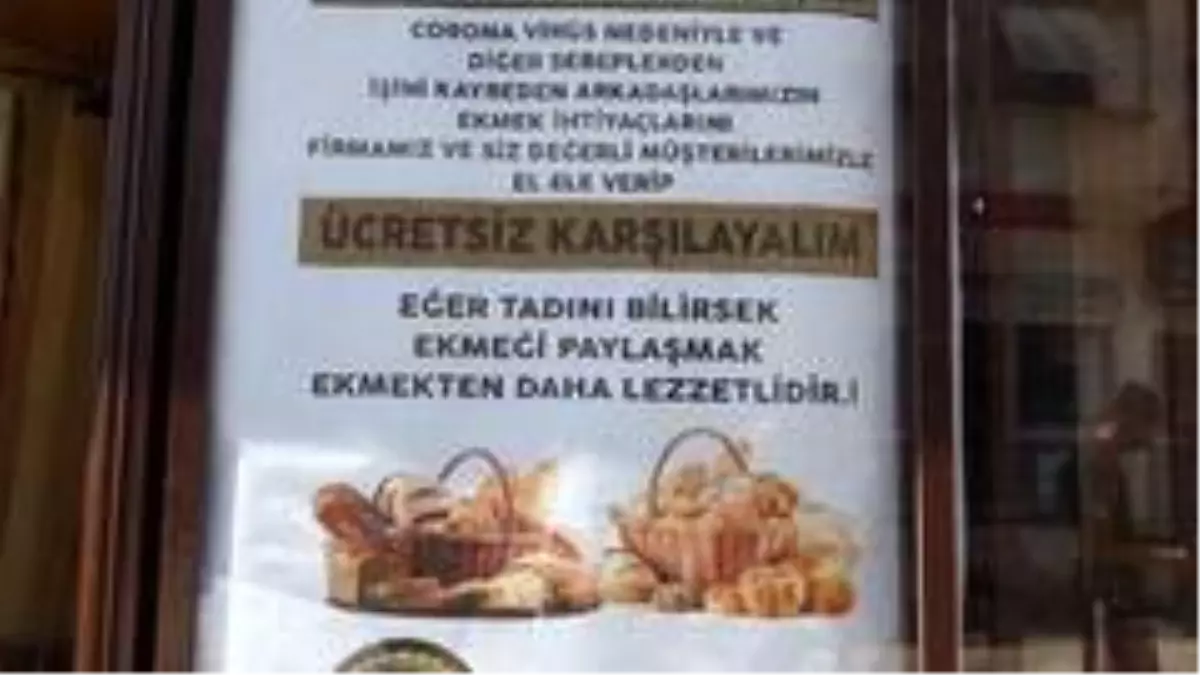 Milli dayanışma kampanyasına ücretsiz ekmekle destek verdi