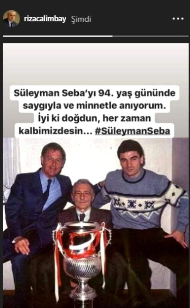 Ahmet Nur Çebi'den Süleyman Seba paylaşımı Ahmet Nur Çebi'den Süleyman Seba paylaşımı