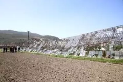 Antalya'da seralardaki hasar günün ağarması ile ortaya çıktı Antalya'da seralardaki hasar günün ağarması ile ortaya çıktı