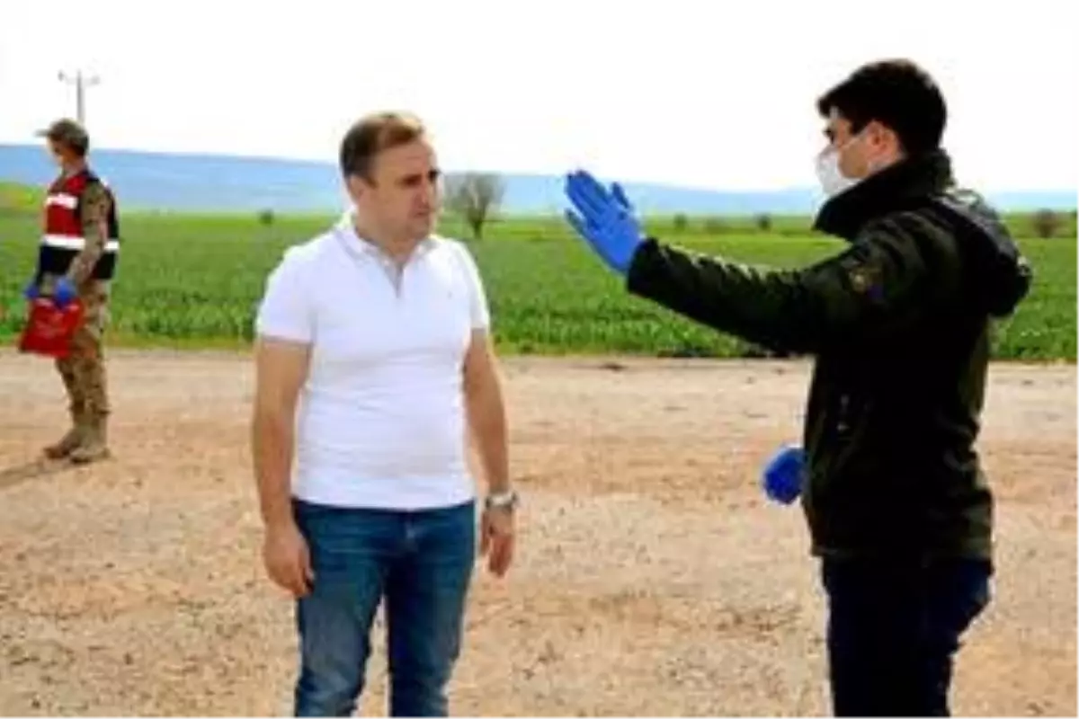 Araban Kaymakamı Mutlu, tedbirleri denetledi