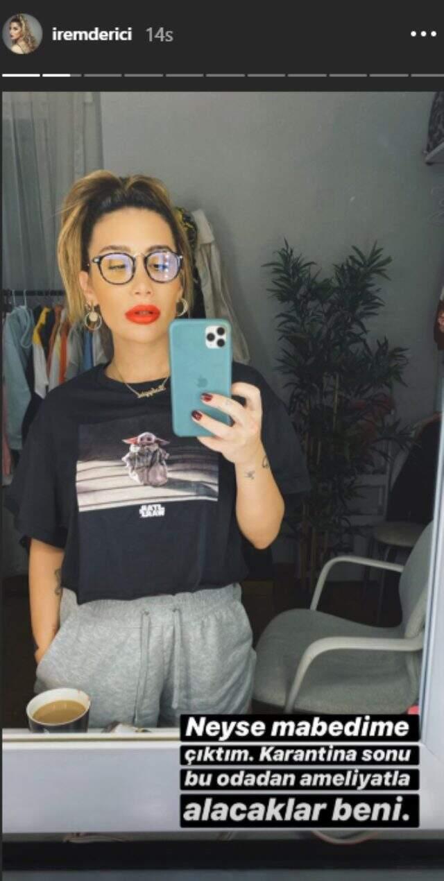 İrem Derici'den 'En az 3-5 ay daha evdeyiz' diyen profesöre ilginç tepki! İrem Derici'den 'En az 3-5 ay daha evdeyiz' diyen profesöre ilginç tepki!