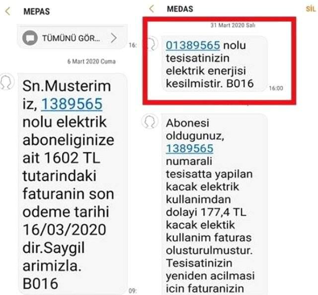 Konya'daki şirket, Erdoğan'ın 'Kesinti yapılmasın' çağrısına rağmen abonesinin elektriğini kesti Konya'daki şirket, Erdoğan'ın 'Kesinti yapılmasın' çağrısına rağmen abonesinin elektriğini kesti