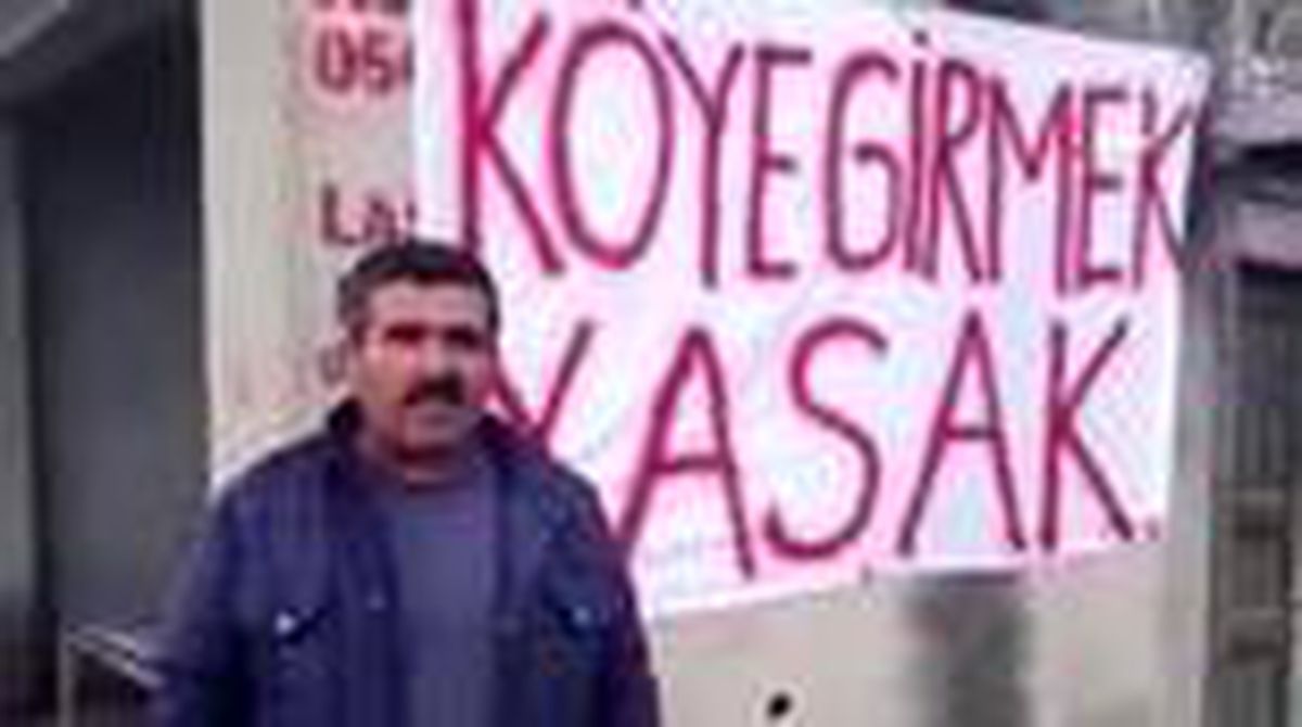 Köylülerden gönüllü karantina: 'Köye girmek yasak'