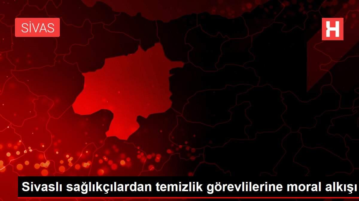 Sivaslı sağlıkçılardan temizlik görevlilerine moral alkışı